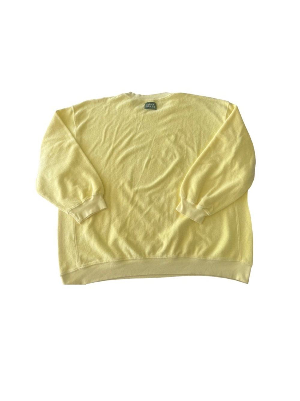 Daily Drills Butter Terry Cloth Crew Neck M/L
